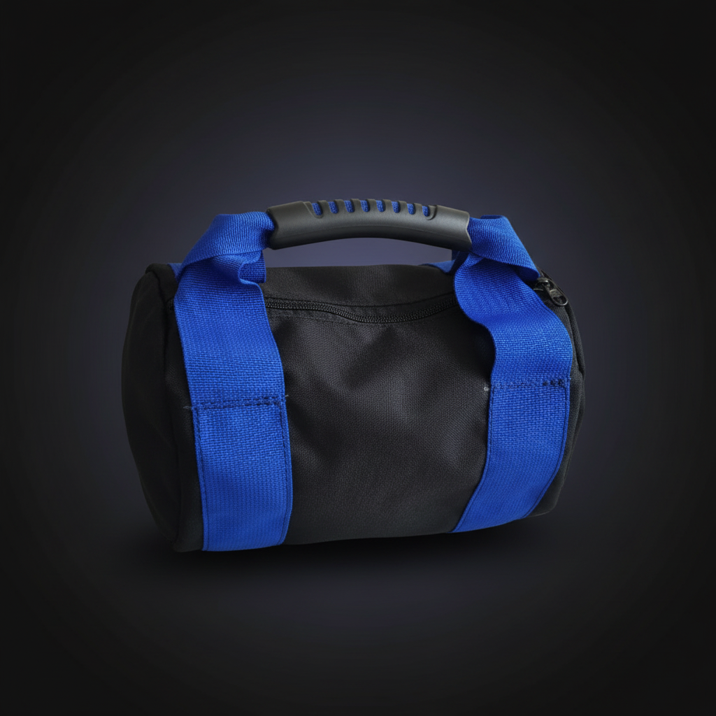 Blue Sandbag - Dark Background